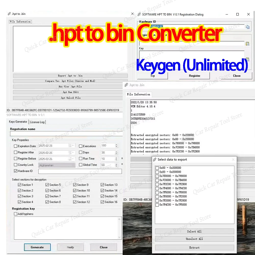 Home Improvement Binford Tools - .hpt to bin Converter With Unlimited