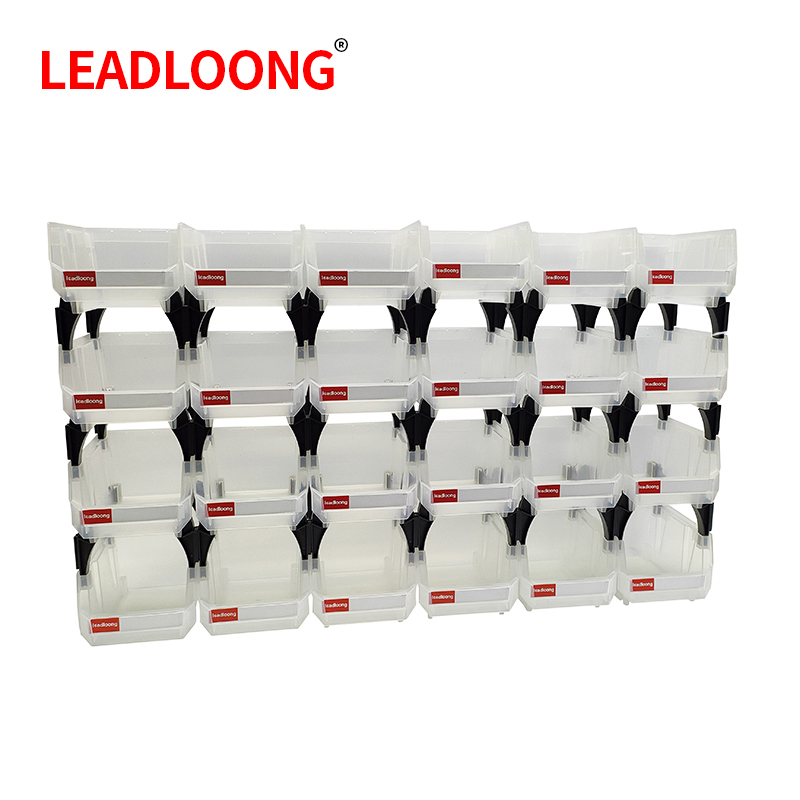 Home Improvement Binford Tools - LEADLOONG Transparent Parts Bin 6/24pcs 13.5x10.5x7.6cm/5x4*3inch