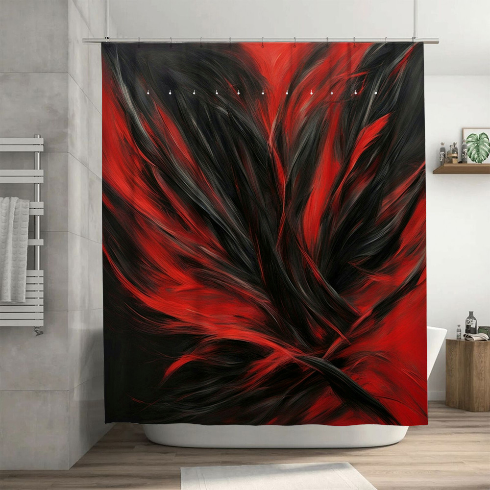 Red and Black Abstract Print S - Home Improvement Ideas review and price